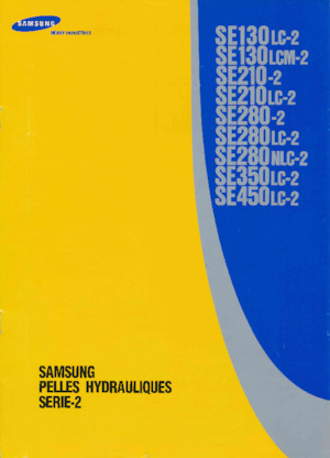 Excavatrice sur chenilles Samsung SE 210 LC-2