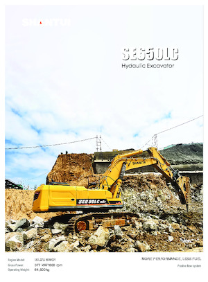 Excavatrice sur chenilles Shantui SE650LC 