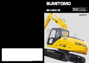 Excavatrice sur chenilles Sumitomo SH130-5