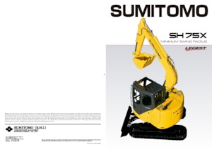 Excavatrice sur chenilles Sumitomo SH75X-3B