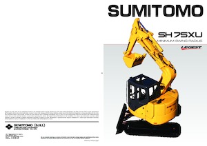 Excavatrice sur chenilles Sumitomo SH75XU-3B