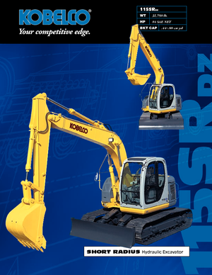 Excavatrice sur chenilles Kobelco SK 115 SR