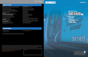 Excavatrice sur chenilles Kobelco SK 140 LC 8