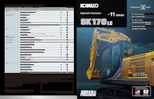 Excavatrice sur chenilles Kobelco SK 170 LC 11