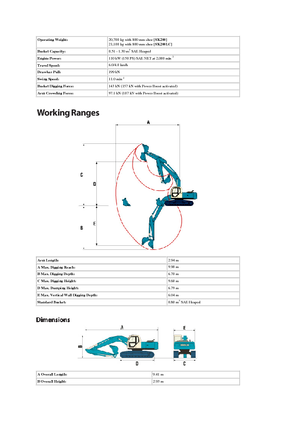 Excavatrice sur chenilles Kobelco SK 200 LC III