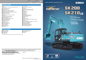 Excavatrice sur chenilles Kobelco SK 210 LC