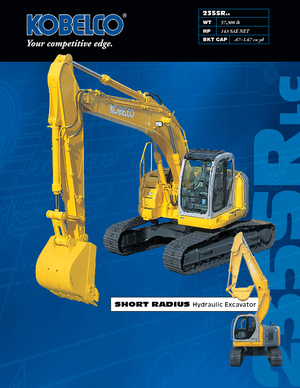 Excavatrice sur chenilles Kobelco SK 235 SR