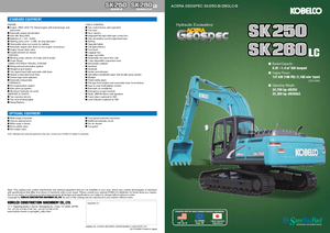 Excavatrice sur chenilles Kobelco SK 260-8 LC