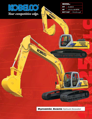 Excavatrice sur chenilles Kobelco SK 250 LC DA