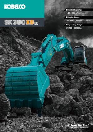 Excavatrice sur chenilles Kobelco SK 380 XDLC