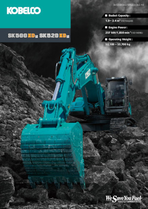Excavatrice sur chenilles Kobelco SK 500 XDLC