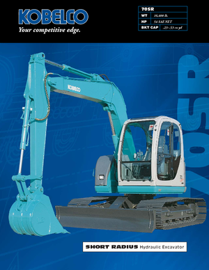 Excavatrice sur chenilles Kobelco SK 70 SR