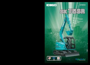 Excavatrice sur chenilles Kobelco SK 75 SR 3