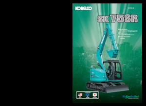 Excavatrice sur chenilles Kobelco SK 75 SR 3