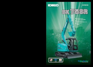 Excavatrice sur chenilles Kobelco SK 75 SR 3