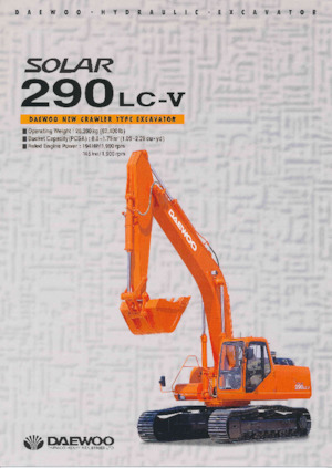 Excavatrice sur chenilles Daewoo SOLAR 290LC-V