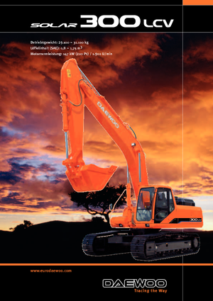 Excavatrice sur chenilles Doosan Solar 300 LC-V