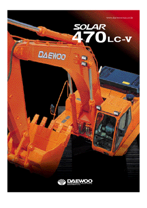 Excavatrice sur chenilles Doosan Solar 470 LC-V