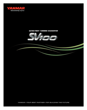 Excavatrice sur chenilles Yanmar SV 100