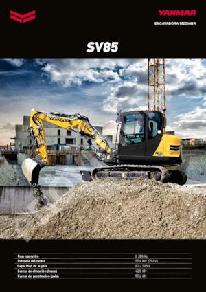 Excavatrice sur chenilles Yanmar SV 85 MB
