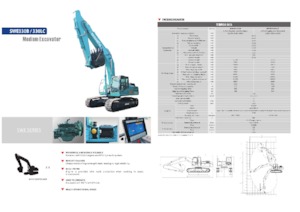 Excavatrice sur chenilles Sunward SWE230E 