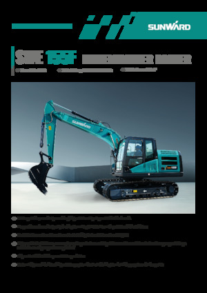 Excavatrice sur chenilles Sunward SWE155F