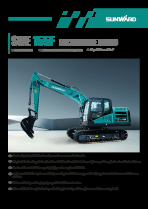 Excavatrice sur chenilles Sunward SWE155F