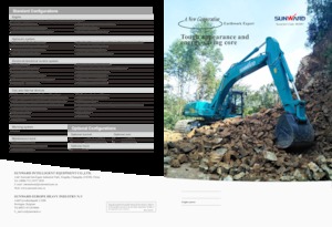 Excavatrice sur chenilles Sunward SWE215E 