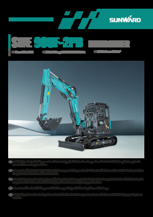 Excavatrice sur chenilles Sunward SWE90UF-2PB
