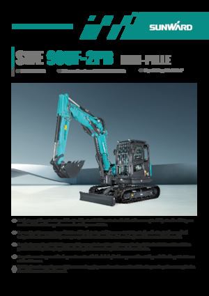 Excavatrice sur chenilles Sunward SWE90UF-2PB
