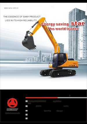 Excavatrice sur chenilles Sany SY210C