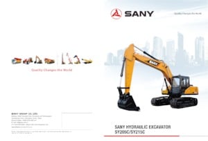 Excavatrice sur chenilles Sany SY215LC 
