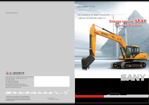 Excavatrice sur chenilles Sany SY215C8M
