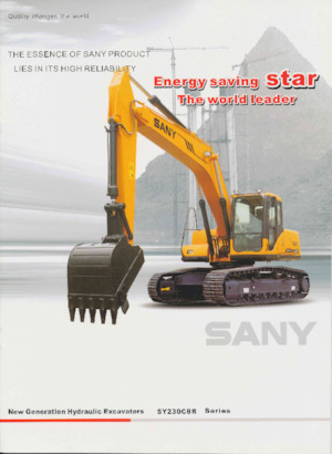Excavatrice sur chenilles Sany SY230C8B