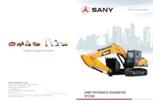 Excavatrice sur chenilles Sany SY235C