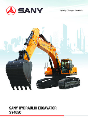 Excavatrice sur chenilles Sany SY465C