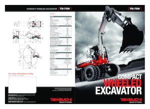 Excavatrice sur chenilles Takeuchi TB 175
