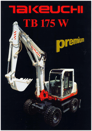 Excavatrice sur chenilles Takeuchi TB 175