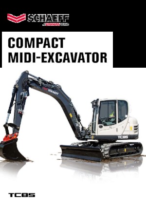 Excavatrice sur chenilles Schaeff TC 85