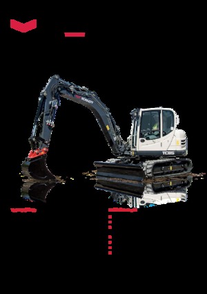 Excavatrice sur chenilles Terex TC 85