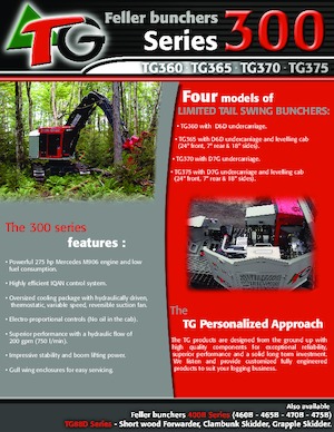 Excavatrice sur chenilles Tanguay TG360