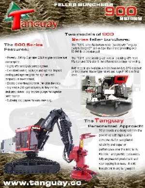 Excavatrice sur chenilles Tanguay TG970