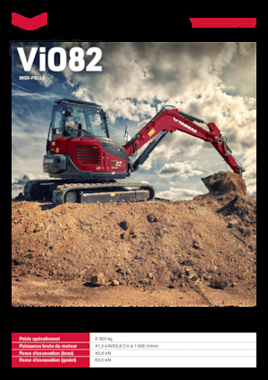 Excavatrice sur chenilles Yanmar ViO82