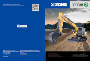 Excavatrice sur chenilles XCMG XE150E