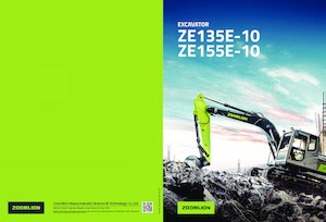 Excavatrice sur chenilles Zoomlion ZE155E-10