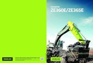 Excavatrice sur chenilles Zoomlion ZE365E-10
