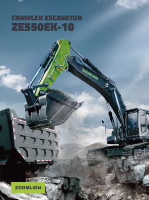 Excavatrice sur chenilles Zoomlion ZE550EK-10