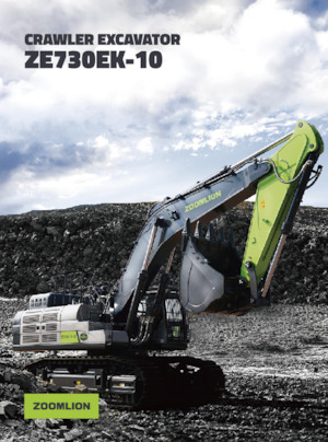Excavatrice sur chenilles Zoomlion ZE730EK-10