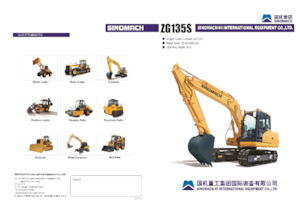 Excavatrice sur chenilles Sinomach ZG135S
