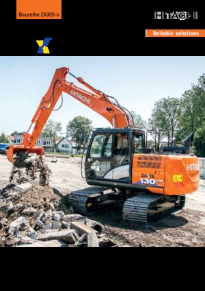 Excavatrice sur chenilles Hitachi ZX130-6